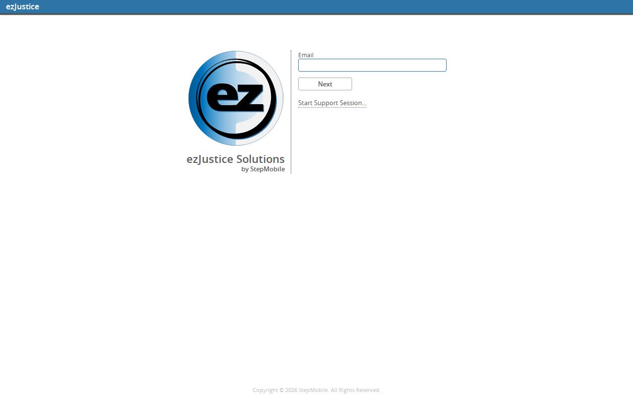 Missouri eJustice warrant infrastructure landing screen